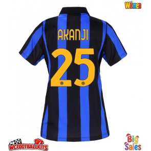 Inter Milan Manuel Akanji #25 Replica Home Stadium Shirt for Women 2026-27 Short Sleeve